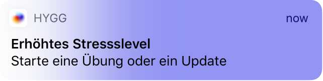 Hygg – Notification